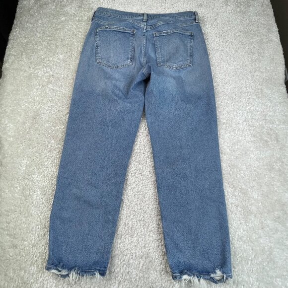 Agolde Kye Mid Rise Straight Leg Cropped Jean Womens 30 - Picture 3 of 12